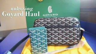 Goyard Unboxing Haul | CAP-VERT PM Bag & Saint-Pierre Card Wallet