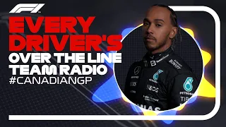 Every Driver's Radio at the End of Their Race | 2022 Canadian Grand Prix