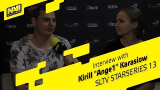 Interview with Kirill "Ange1" Karasiow @ SLTV StarSeries Season 13 (ENG SUBS)