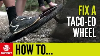 How To Fix A Buckled Wheel – Straighten A Taco-ed/Pringled Wheel | Trailside Maintenance