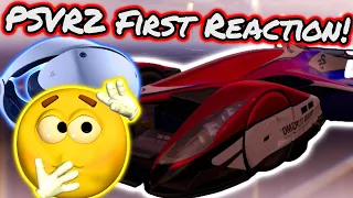 I ALMOST FAINTED PSVR2 First Reaction! | Gran Turismo 7 Showrooms