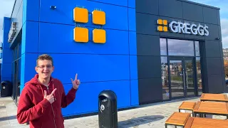 We Went To A New GREGGS Drive-Thru!