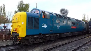 55019 Wheel Slip Departing Toddington - 29/10/22