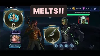 Boss Brainiac MELTS!! With This Team Injustice 2 Mobile