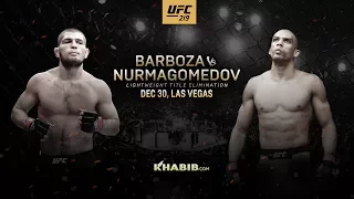 Хабиб Нурмагомедов vs Эдсон Барбоза / UFC219 / 31.12.2017