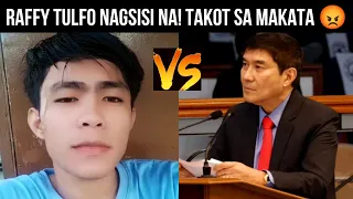 RAFFY TULFO NAGSISI NA! TAKOT SA TAPANG NI MAKATA, NAG SORRY NA