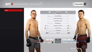 Nate Diaz vs Chan Sung Jung Ranked Championship  EA SPORTS™ UFC® 3