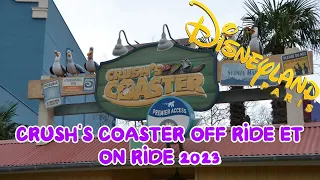Crush's Coaster à Walt Disney Studios Park off ride et on ride 2023 (Spinning Coaster, Maurer)
