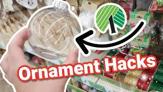 Grab $1 Ornaments From Dollar Tree for these UNBELIEVABLE HACKS! (genius DIYS you need to see!)