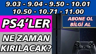 PS4 9.03 - 9.04 - 9.50 - 10.01 - 10.50 - 10.71- 11.00 KIRMA JAILBREAK NE ZAMAN ÇIKACAK PS5 JAILBREAK