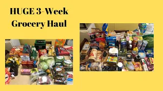 Three Week HUGE Grocery Haul ~Walmart, Aldi & Kroger~