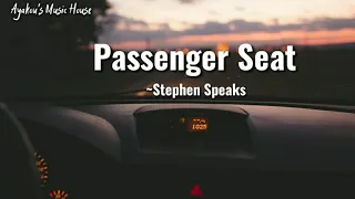 Stephen Speaks-Passenger Seat