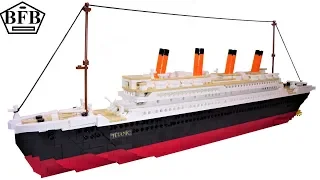 RMS TITANIC Sluban M38-B0577 | Titanic Big Building Bricks Set | Speed Build with Lego Test