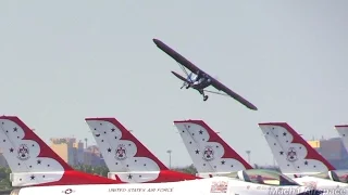 Drunk Pilot Steals Plane - Almost Crashes Into Thunderbirds! Comedy Routine At Homestead, 2016