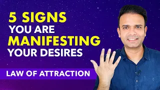 SIGNS OF LAW OF ATTRACTION IS WORKING ✅ 5 Law of Attraction Signs You're Manifesting Desires