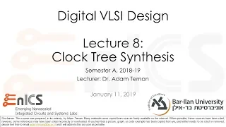 DVD - Lecture 8: Clock Tree Synthesis