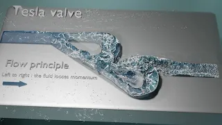 TESLA VALVE (FLUID SIMULATION) - FLIP FLUIDS METHOD #Shorts