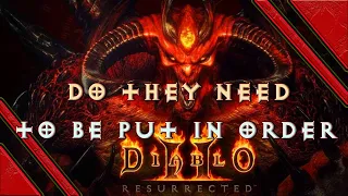 Diablo 2 Resurrected - Runewords how to make them - do the runes need to be put in in order