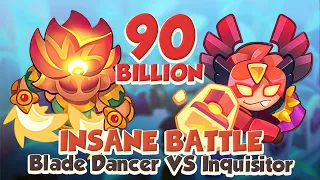 INSANE Battle Between Blade Dancer vs Inquisitor = 90 Billion | PVP Rush Royale