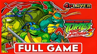 Teenage Mutant Ninja Turtles 3: Mutant Nightmare 4 Players Co-Op Cinematic  Full Playthrough