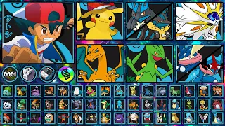 ASH POKEMON TEAM (IF ASH ROTATE HIS POKEMON TEAM FOR POKEMON WORLD CHAMPIONSHIP)