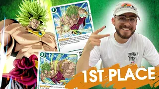 UNTOUCHABLE 1st Place Broly Deck!! *DBS CARD GAME: FUSION WORLD*