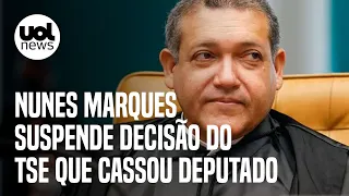 Nunes Marques suspende decisão do TSE que cassou deputado por fake news