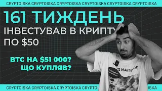 (+Конкурс) Криптовалютний портфель для новачків "50 по 50" | 161 Тиждень