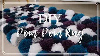 DIY POM-POM RUG | How to Make Your Own | DIY Home Decor