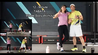 12 Minutes Home & Gym Workout TABATA #tabataworkout #homeworkout #beactiveathome #viralvideo