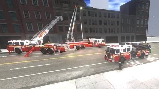 EmergeNYC Tech Demo Gameplay | FDNY Responding To A Report Of A Fire With A 3 & 2 Response