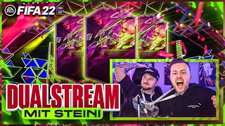XXL Rule Breakers Event PACK OPENING 😱 Dual Stream mit Steini 🔥 FIFA 22 LIVE 🔴