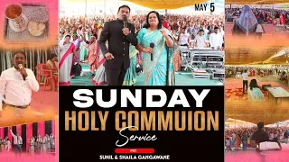 🔴🅻🅸🆅🅴 Sunday Holy Communion Service | 05th May | Vineyard Blessed Church | Pst. Shaila Gangawane.