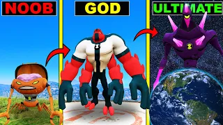 GTA 5 : Upgrading BEN 10 to ULTIMATE CHROMASTONE in GTA 5!