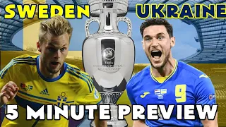 Euro 2020 - Sweden vs Ukraine (Round of 16) - 5 Minute Preview