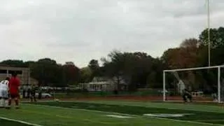 Bosco scores first goal on penalty kick