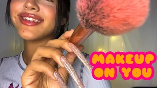 Asmr Makeup on You || Layered Sound