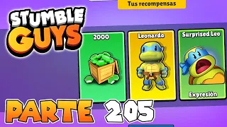 ¡COMPRO A LEONARDO PARA TENER A TODAS LAS TORTUGAS NINJA! | PARTE #205 | STUMBLE GUYS