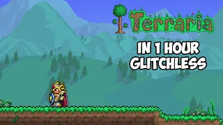 The First Terraria Moon Lord Speedrun In Under 1 Hour! (Moon lord NMA, Random Seed)