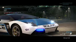 NFS Hot Pursuit Remastered: Dust Storm with Lamborghini murciélago