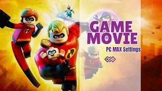 LEGO THE INCREDIBLES - All Cutscenes The Movie [Game Movie] PC MAX Settings