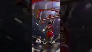 Rookie Michael Jordan Tried to Dunk on Dr  J and Moses Malone (1985.02.01) #shorts