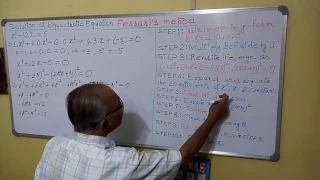 Bi-quadratic equn, Ferrari's method