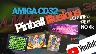 Amiga CD32 Pinball Illusions (1995) - Full intro, Music and Babewatch Table game play