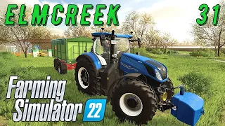 FS 22 - Сею и удобряю.  Вспахиваю поле - Фермер в ELMCREEK # 31