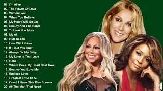 Celine Dion, Whitney Houston, Mariah Carey 🏆 Best Songs Best Of The World Divas 🎶