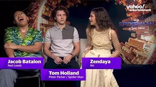 Tom Holland, Zendaya and Jacob Batalon On Why No One Wants A Spiderman Sex Scene