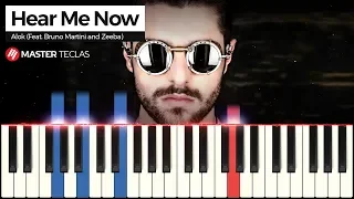 💎 Hear Me Now - Alok (Feat. Bruno Martini and Zeeba) | Piano Tutorial 💎