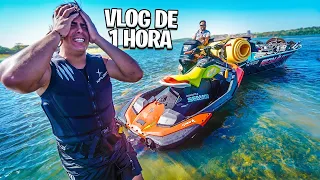 1 HORA DE VLOG - BATI MEU NOVO JET SKI