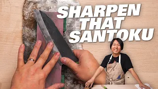 Santoku Sharpening Secrets - Make Your Knife LASER SHARP